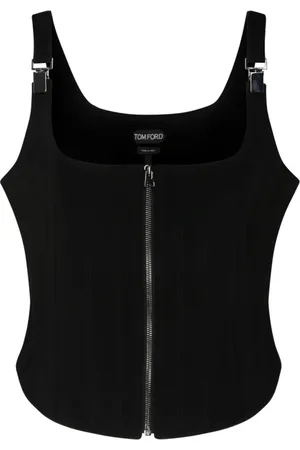 Tom Ford Damen, Oberteile, Schwarzk, SGröße: