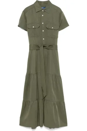 Ralph Lauren Damen, Kleider, Grün, LGröße: