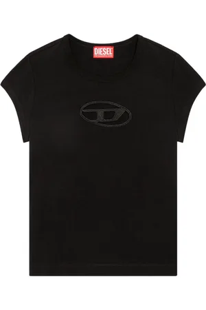 Diesel Damen, Oberteile, Schwarzk, SGröße: