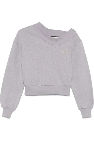 The Attico Damen, Sweatshirts & Hoodies, Grau, 2XSGröße: