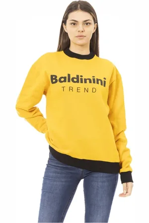 BALDININI Damen, Sweatshirts & Hoodies, Gelb, LGröße: