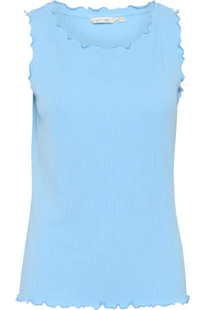 Cream Damen, Oberteile, Blau, 2XLGröße: