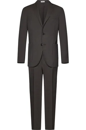 Boglioli Herren, Anzüge, Schwarzk, 3XLGröße: