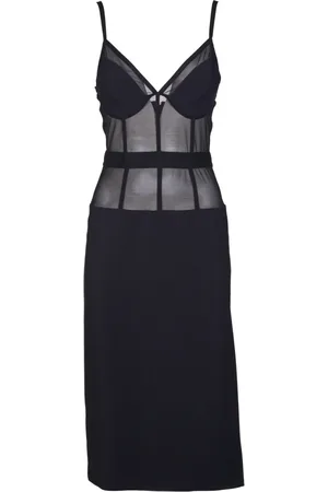 Elisabetta Franchi Damen, Kleider, Schwarzk, LGröße: