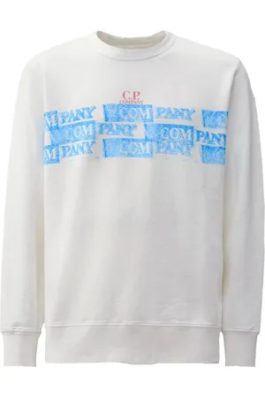 C.P. Company Herren, Sweatshirts & Hoodies, Weiß, SGröße: