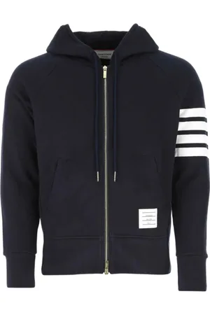 Thom Browne Herren, Sweatshirts & Hoodies, Blau, LGröße: