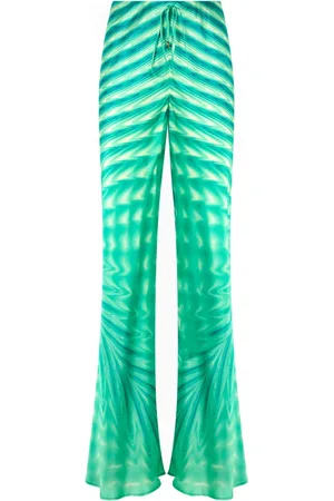 Roberto Cavalli Damen, Hosen, Grün, MGröße: