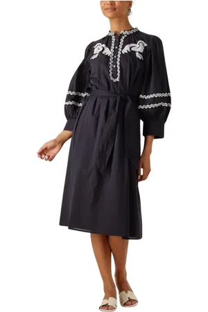 Antik Batik Damen, Kleider, Blau, SGröße: