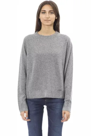 BALDININI Damen, Sweatshirts & Hoodies, Grau, MGröße:
