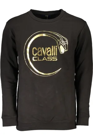 Roberto Cavalli Herren, Sweatshirts & Hoodies, Schwarzk, 3XLGröße: