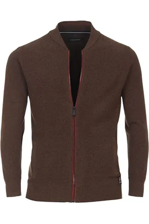 Casa Moda Herren, Strickwaren, Braun, 2XLGröße: