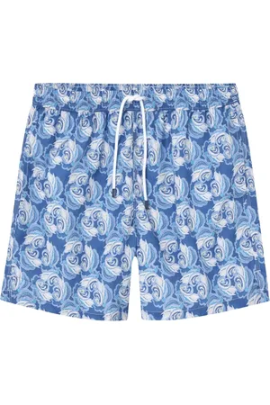 FEDELI Herren, Bademode, Blau, 2XLGröße: