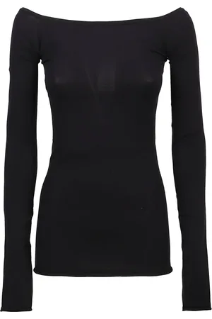 Sportmax Damen, Oberteile, Schwarzk, LGröße: