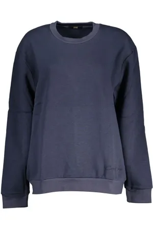 Roberto Cavalli Damen, Sweatshirts & Hoodies, Blau, LGröße: