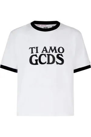 GCDS Damen, Oberteile, Weiß, LGröße: