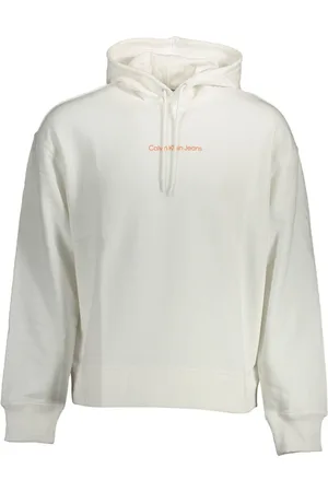 Calvin Klein Herren, Sweatshirts & Hoodies, Weiß, XLGröße: