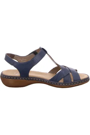 Rieker Damen, Schuhe, Blau, 42 EUGröße: