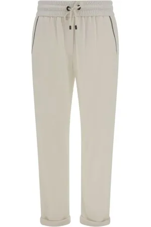 Brunello Cucinelli Damen, Hosen, Weiß, XLGröße: