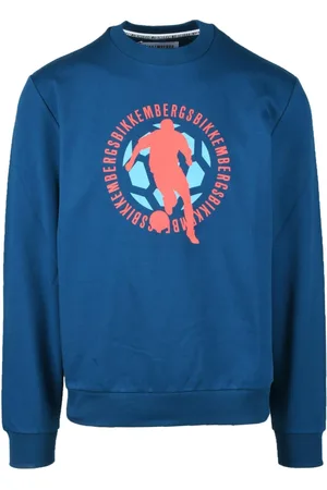 Bikkembergs Herren, Sweatshirts & Hoodies, Blau, 2XLGröße: