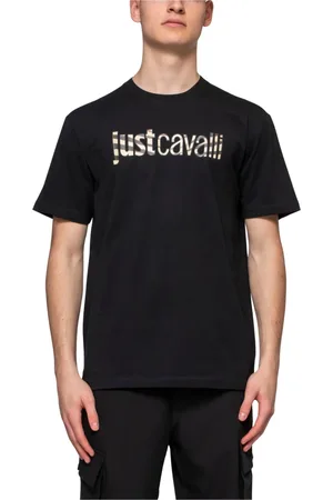 Roberto Cavalli Herren, Oberteile, Schwarzk, SGröße:
