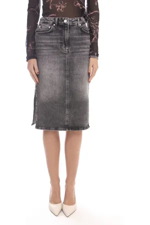 Moschino Damen, Röcke, Grau, W27Größe:
