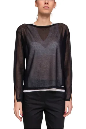 Pinko Damen, Oberteile, Schwarzk, MGröße: