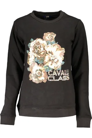 Roberto Cavalli Damen, Sweatshirts & Hoodies, Schwarzk, XSGröße: