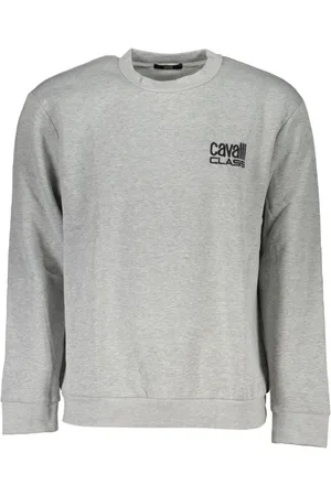 Roberto Cavalli Herren, Sweatshirts & Hoodies, Grau, LGröße: