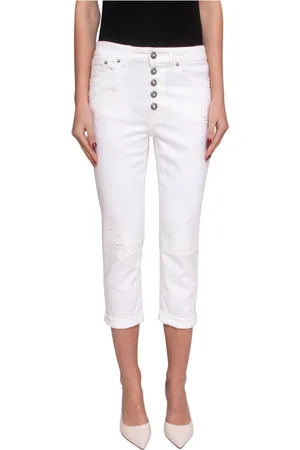 Dondup Damen, Jeans, Weiß, W25Größe: