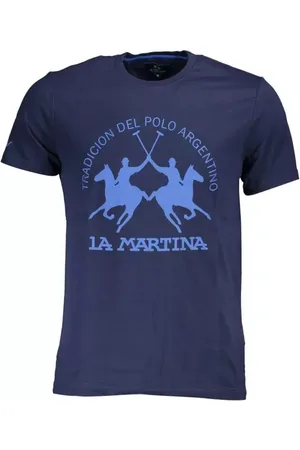 La Martina Herren, Oberteile, Blau, XLGröße: