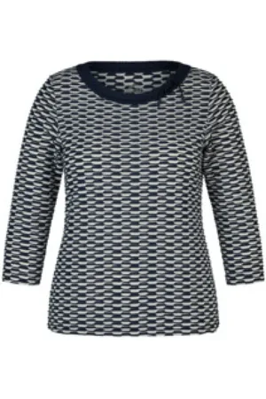 Rabe Damen, Oberteile, Blau, 2XLGröße: