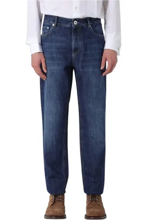 Brunello Cucinelli Herren, Jeans, Blau, 2XLGröße: