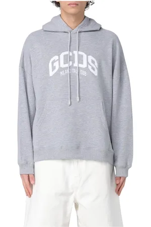 GCDS Herren, Sweatshirts & Hoodies, Grau, LGröße: