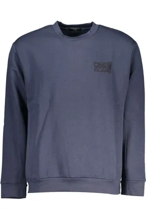 Roberto Cavalli Herren, Sweatshirts & Hoodies, Blau, SGröße: