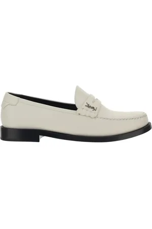 Saint Laurent Damen, Schuhe, Weiß, 36 EUGröße: