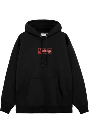 Obey Herren, Sweatshirts & Hoodies, Schwarzk, SGröße: