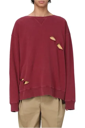 Maison Margiela Herren, Sweatshirts & Hoodies, Rot, MGröße: