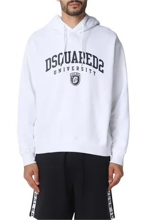 Dsquared2 Herren, Sweatshirts & Hoodies, Weiß, XLGröße: