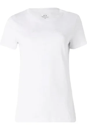 Armani Exchange Damen, Oberteile, Weiß, MGröße: