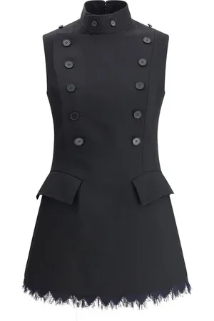 Alexander McQueen Damen, Kleider, Schwarzk, LGröße: