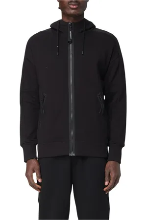 C.P. Company Herren, Sweatshirts & Hoodies, Schwarzk, SGröße: