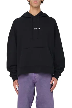 BONSAI Herren, Sweatshirts & Hoodies, Schwarzk, LGröße: