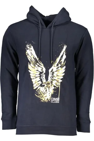 Roberto Cavalli Herren, Sweatshirts & Hoodies, Blau, 3XLGröße: