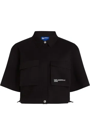 Karl Lagerfeld Damen, Shirts, Schwarzk, XSGröße: