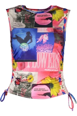 Desigual Damen, Oberteile, Mehrfarbig, LGröße: