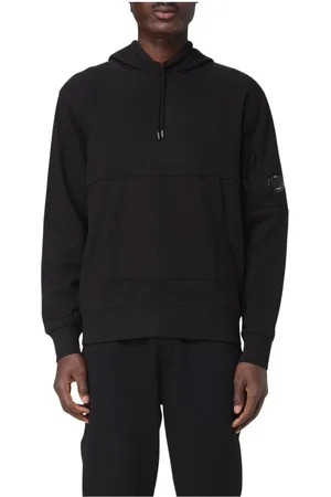 C.P. Company Herren, Sweatshirts & Hoodies, Schwarzk, SGröße: