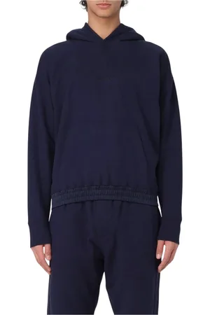 Saint Laurent Herren, Sweatshirts & Hoodies, Blau, XLGröße: