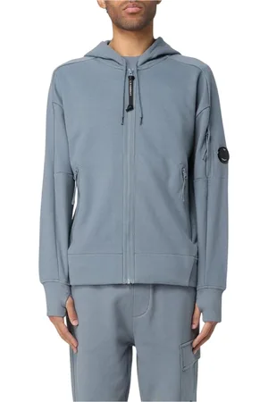 C.P. Company Herren, Sweatshirts & Hoodies, Blau, LGröße: