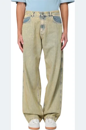 BONSAI Herren, Jeans, Grün, SGröße: