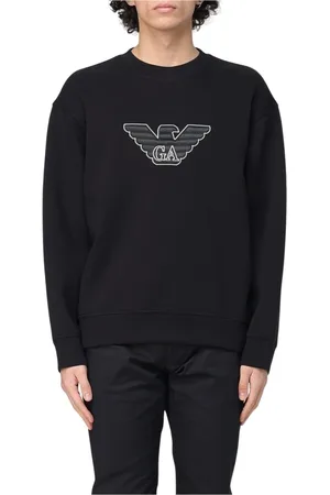 Emporio Armani Herren, Sweatshirts & Hoodies, Schwarzk, XLGröße: